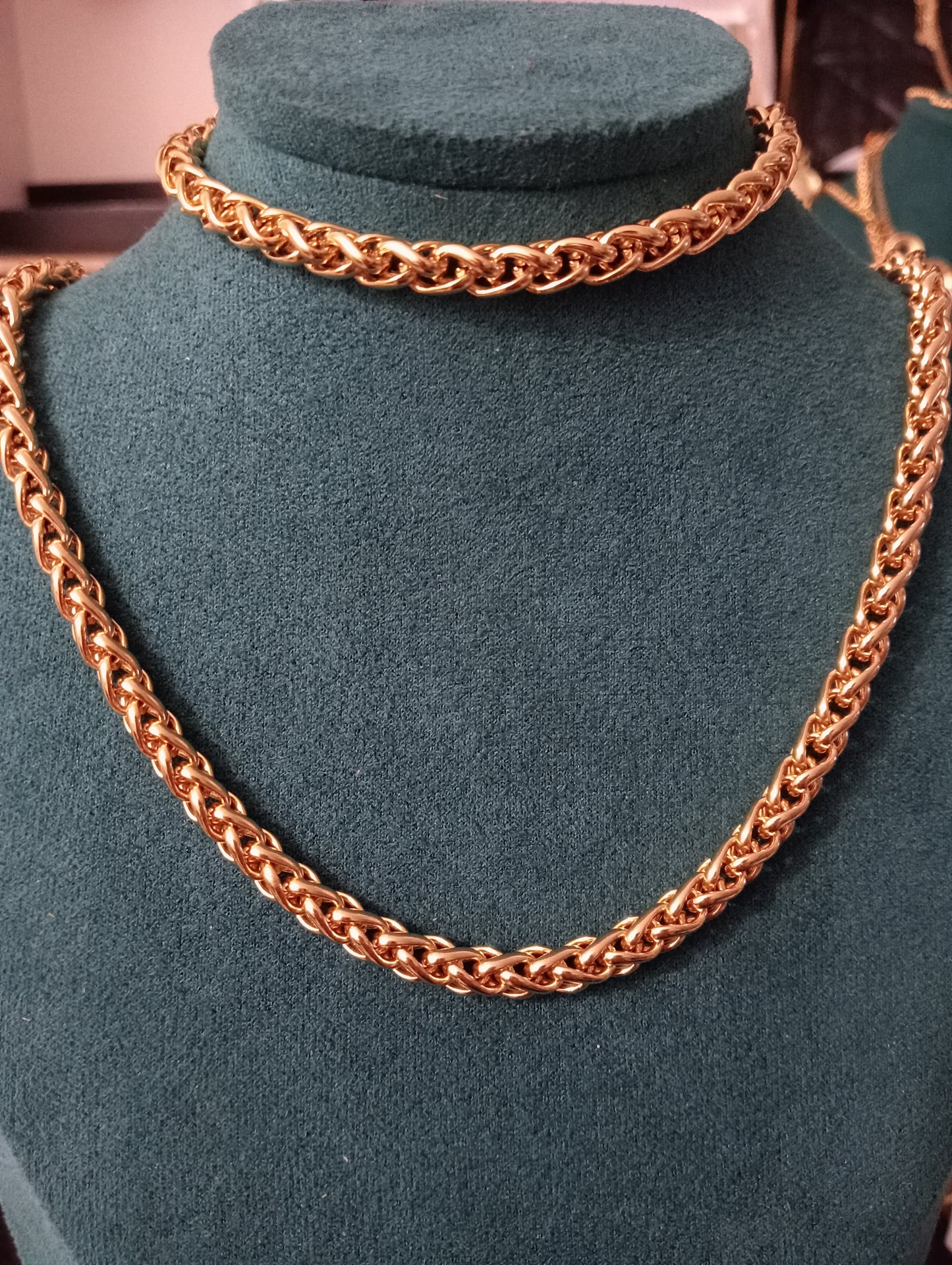 Parure duo palmier