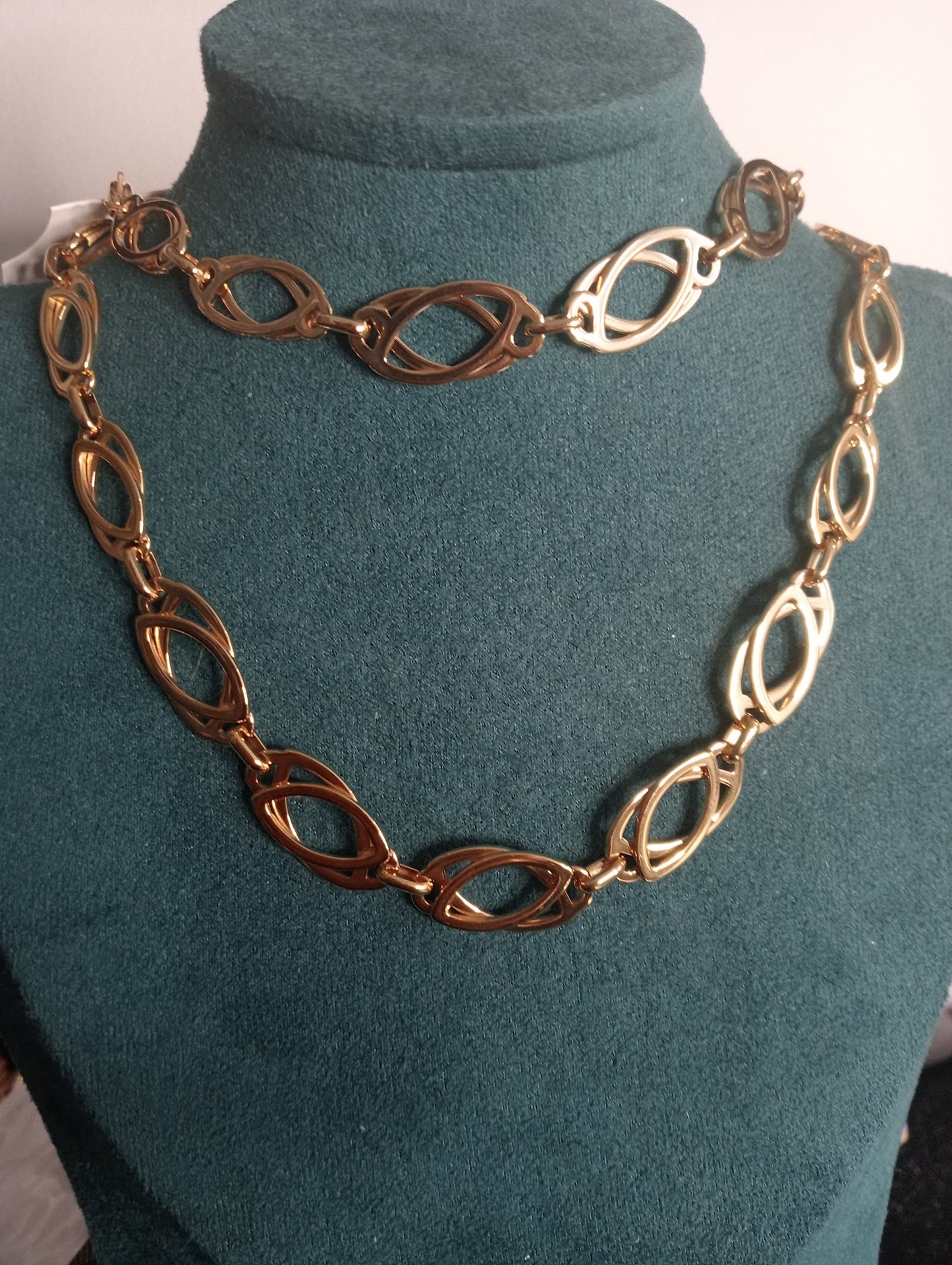 Parure collier gourmette