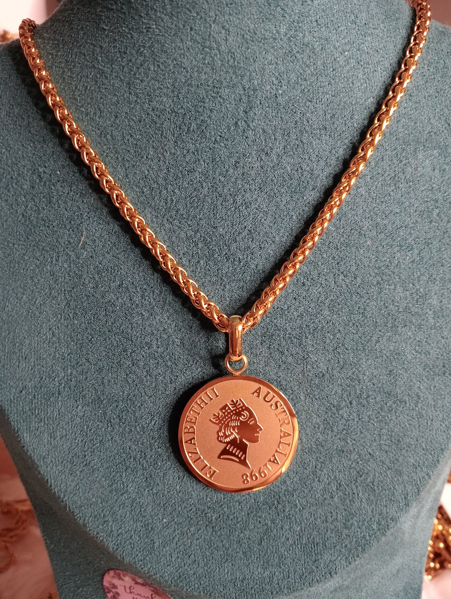 Collier palmier reine