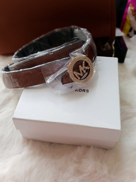 Ceinture MK marron
