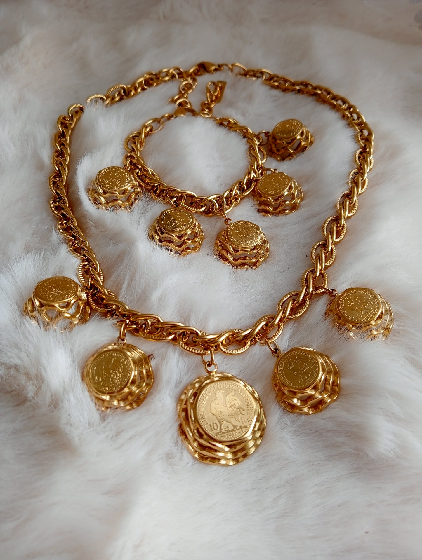 Bracelet la reine /coq